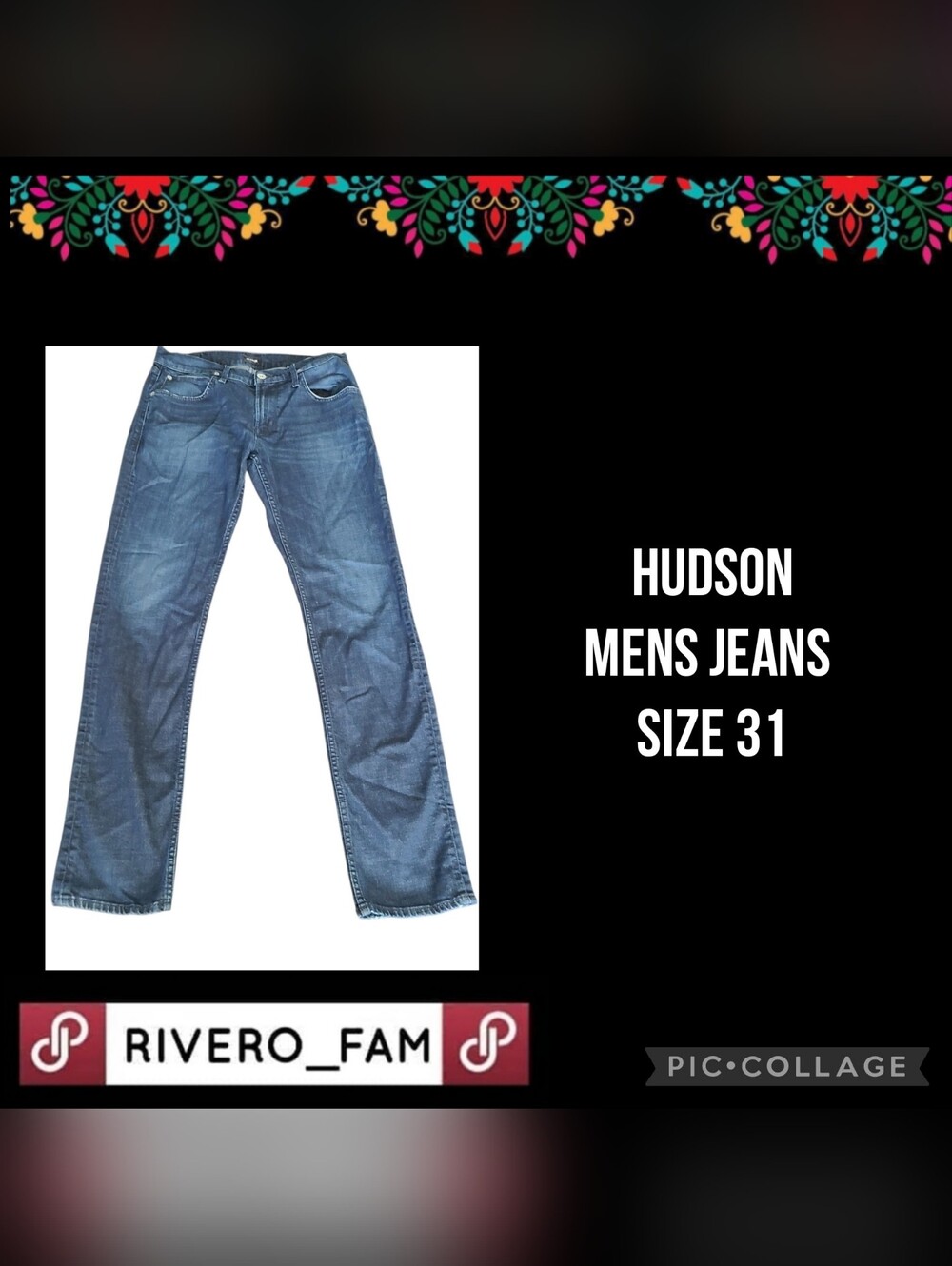 HUDSON | MENS JEANS | SIZE 31